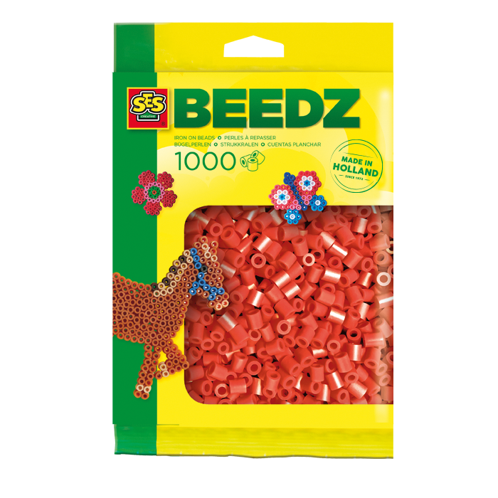 ses Beedz Strijkkralen 1000 rood