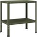 vidaXL Planttafel 60 x 50 x 80 cm Gepoedercoat staal Olijfgroen
