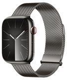 Wigento DUX DUCIS Apple Watch SE 2023 40mm Milanese Pro Series roestvrijstalen band, grijs