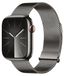 Wigento DUX DUCIS Apple Watch SE 2023 40mm Milanese Pro Series roestvrijstalen band, grijs
