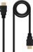NANOCABLE 10.15.1710 HDMI-kabel V1.4 (High Speed/HEC), type A/stekker, type A/stekker, zwart, 10 m