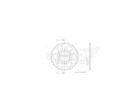 ESJOT Chain wheel 520 40z steel black