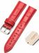 By Qubix - Crocodile leren bandje voor Huawei Watch GT 4 / GT 5 (41mm) & GT 5 Pro (42mm) - Rood