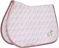 Kentucky Horsewear Zadeldoek Eenhoorn Hoofd Glitter Jumping Lichte Roos Full Roze Nylon
