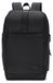 Uni sac à dos Omnia, noir, en polyester, design décontracté, avec fermeture éclair et poches latérales