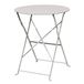 Bolero Ronde Stalen Opklapbare Tafel Grijs 59.5cm