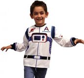 DeQube Astronautenjas met Lange Mouw - Verkleedkleding Astronaut - 3-6 Jaar