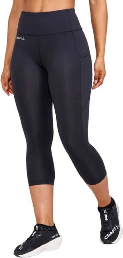 Craft Capri Tight Dames Zwart - Maat S - Fitness & Training - Zomer 2023
