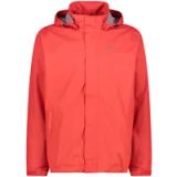 CMP Heren Hoodie Button Rain Jacket regenjas hardshell jas