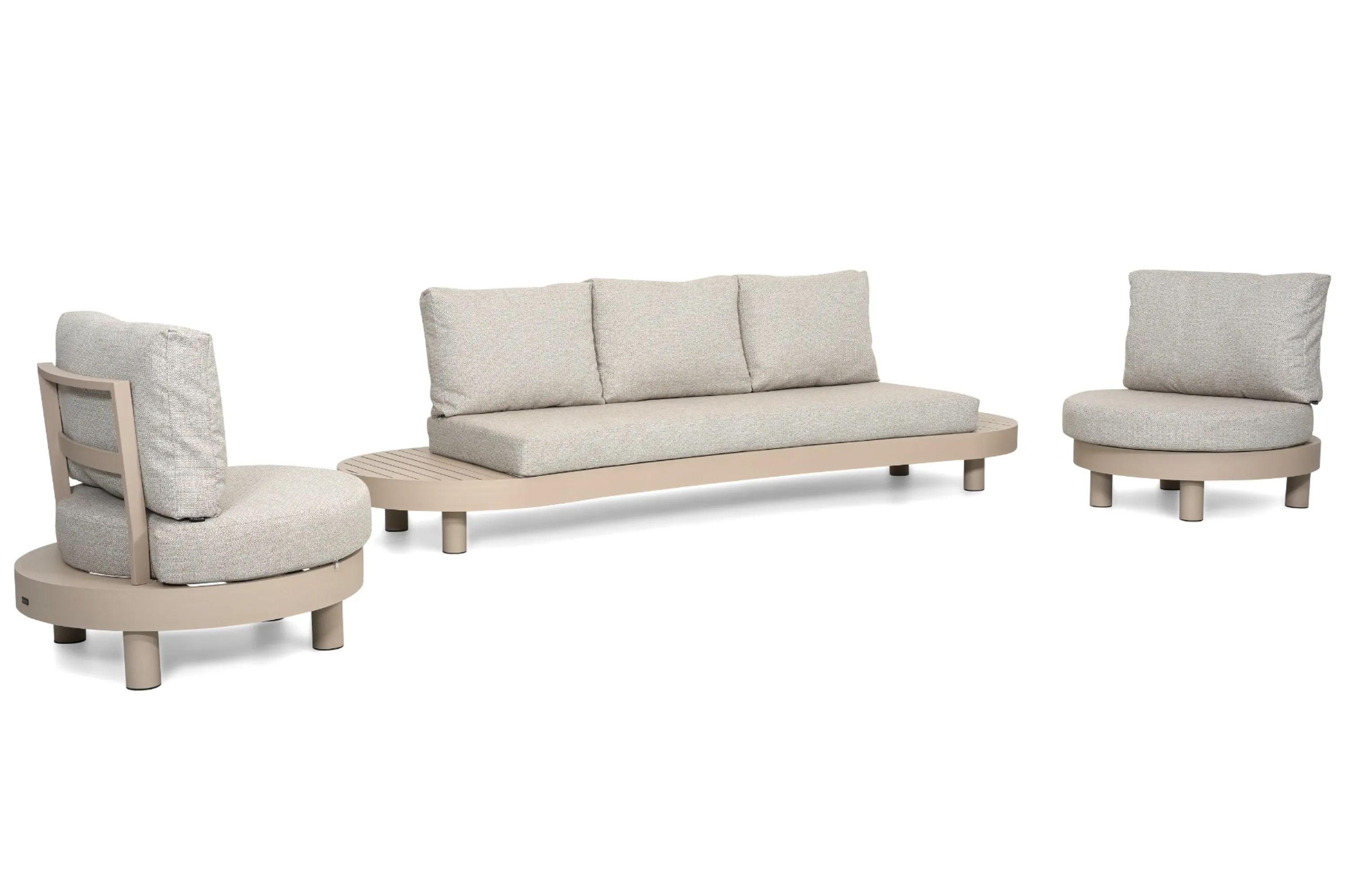 Lifestyle Garden Furniture Lifestyle Organio stoel-bank loungeset 3-delig