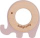Baby's Only Houten baby bijtring - Bijtspeeltje olifant - Oud Roze - Baby cadeau