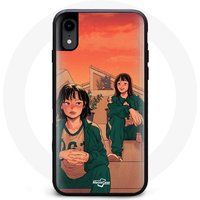 Maniacase Hoesje voor Inktvis Spel iPhone XS Ji Yeong Nr 240 ET Kang Sae Byeok Nr 067