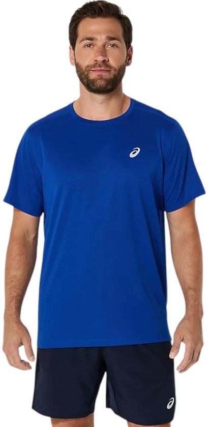 Asics Core T-shirt korte mouw Heren XL Blauw