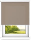 Fart Produkt Vrijhangend Rolgordijn in Aluminium Cassette – 700x1000mm – Bruin – Linkszijdig