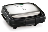 Moulinex SZ192D Sandwich Maker - 700W - Black/Stainless Steel