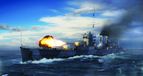 Trumpeter Modelbouwpakket Schepen - 06745 Battleship HMS York Plastic - 1:700 - Modelbouw