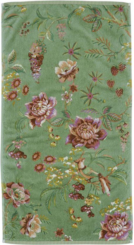 Pip Studio Secret Garden gastendoekje 30x50 cm groen