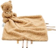 Nattou TEDDY Baby Knuffeldoekje met Knuffel - 27 x 27 cm - Doudou Beer - Baby Cadeau - Beige