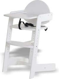 Geuther Filou Up - Houten Kinderstoel - Wit - Met Eetblad - Meegroeistoel