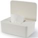 Box voor vochtige doekjes voor baby's, doos voor vochtige doekjes met deksel, doos voor vochtig toiletpapier, witte doos voor vochtige doekjes, dispenser voor vochtige doekjes voor thuis en op kantoor