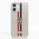Fibriva™ Coque de Téléphone Officielle Manchester United – Rayures Verticales et Blason