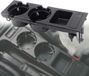 BMW E46 3 Serie Porte-gobelets double Console centrale Cassette à monnaie Noir