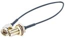 RS PRO Coaxkabel geconfectioneerd, 50 Ω, 150 mm, SMA/SMA, zwart