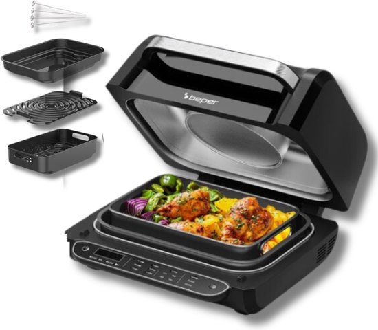 Digitale Air Fryer met 8 Programma's - 6L - Zwart