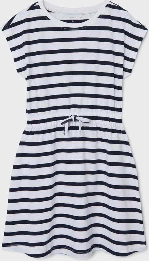 NAME IT NKFMIE SS DRESS NOOS Meisjes Jurk - Maat 134 - Dark Sapphire