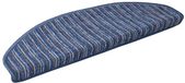 vidaXL Tapis d'escalier auto-adhésifs 15 pièces bleu