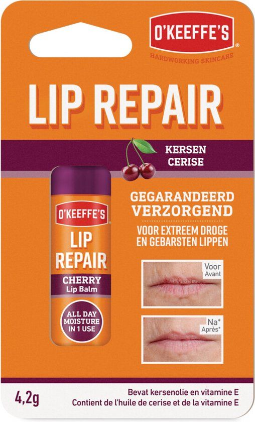 O'Keeffe's Lip Repair Cherry Stick Balsem 4.2g