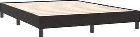 vidaXL Bedframe - Zwart - Fluweel - 140x210 cm