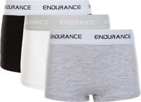 ENDURANCE Vibow Jr. Hot Pants 3-pack voor kinderen, zwart-wit, maat 128/134