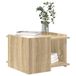 vidaXL - Salontafel - Sonoma - Eiken - 50,5 x 50 x 33 cm - Bewerkt hout