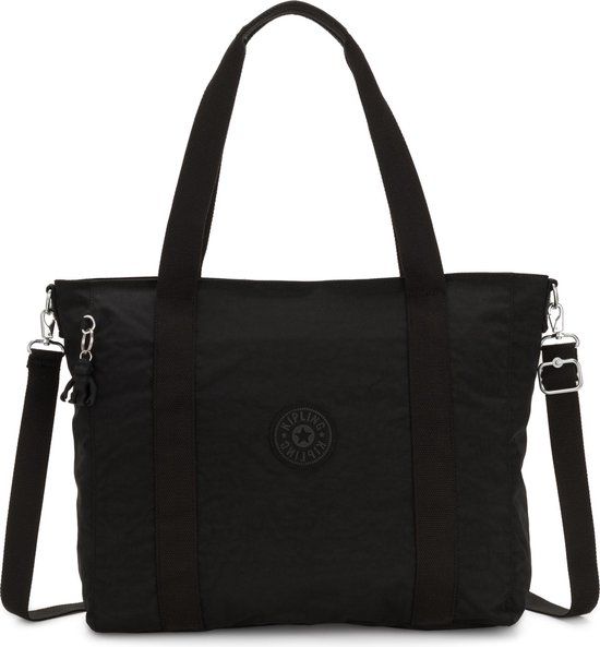 Kipling ASSENI Shopper - Black Noir - Women's - Polyamide