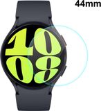 By Qubix Qubix - Screen protector Tempered Glass - Full cover - Geschikt voor de Samsung Galaxy Watch 6 - 44mm