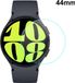 By Qubix Qubix - Screen protector Tempered Glass - Full cover - Geschikt voor de Samsung Galaxy Watch 6 - 44mm