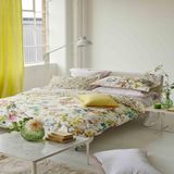 Designers Guild - Fiore d'acqua peony - Effen dekbedovertrek in perkal katoen - Veelkleurig - 260 x 240 cm