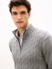 Tommy Hilfiger Heren Gebreide Trui S Grijs