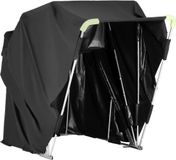 VEVOR Motortentgarage, Motorhoes 2790x1095x1600 mm, Motorgarage met veiligheidsslot, 600D Oxford vouwtent, Weerbestendige motorhoes met ventilatieramen, Zwart