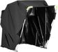 VEVOR Motortentgarage, Motorhoes 2790x1095x1600 mm, Motorgarage met veiligheidsslot, 600D Oxford vouwtent, Weerbestendige motorhoes met ventilatieramen, Zwart