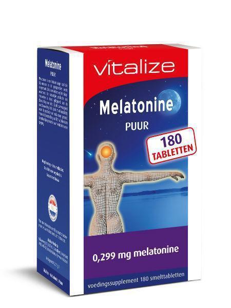 Vitalize Vitalize Melatonine 0 299mg Tabletten 180st