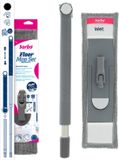 Sorbo Floor Mop Set - Mopset met Microvezeldweil en RVS Steel - Dweilsysteem Multi-Click - Dweil