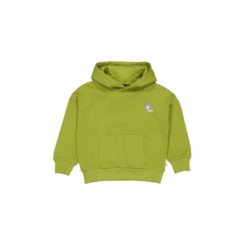QPI hoodie met backprint - groen