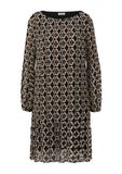 s.Oliver Black Label Women Jurk 99A6 GREY/BLACK Maat 38