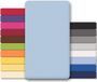 CelinaTex Hoeslaken, jersey-katoen, voor topmatrassen, aqua-blauw, 180x200 - 200x200 cm