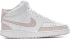 Nike Court Vision Mid Dames Hoge Sneakers Wit/Lichtbruin