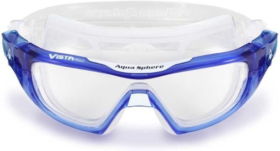 Aquasphere Vista Pro - Zwembril - Volwassenen - Blauw - Clear Lens