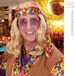 Finidi Hippie pruik John Lennon blond