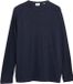 s.Oliver Raglan-shirt met lange mouwen van vlamgaren-jersey navy